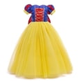 thumbnail image 1 of HAWEE Girls' Snow Princess Deluxe Costume Fancy Dress up with Accessories for Girls Halloween Christmas Party, 1 of 7