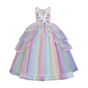 walmart princess dress Disney Toddler Girl Cinderella Cosplay Dress, Sizes 12M-5T
