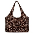 thumbnail image 1 of HAWEE Leopard Print Tote Bag with Water Bottle Pocket and Laptop Sleeve Multipurpose Mommy Bag for Baby Nursing, 1 of 7