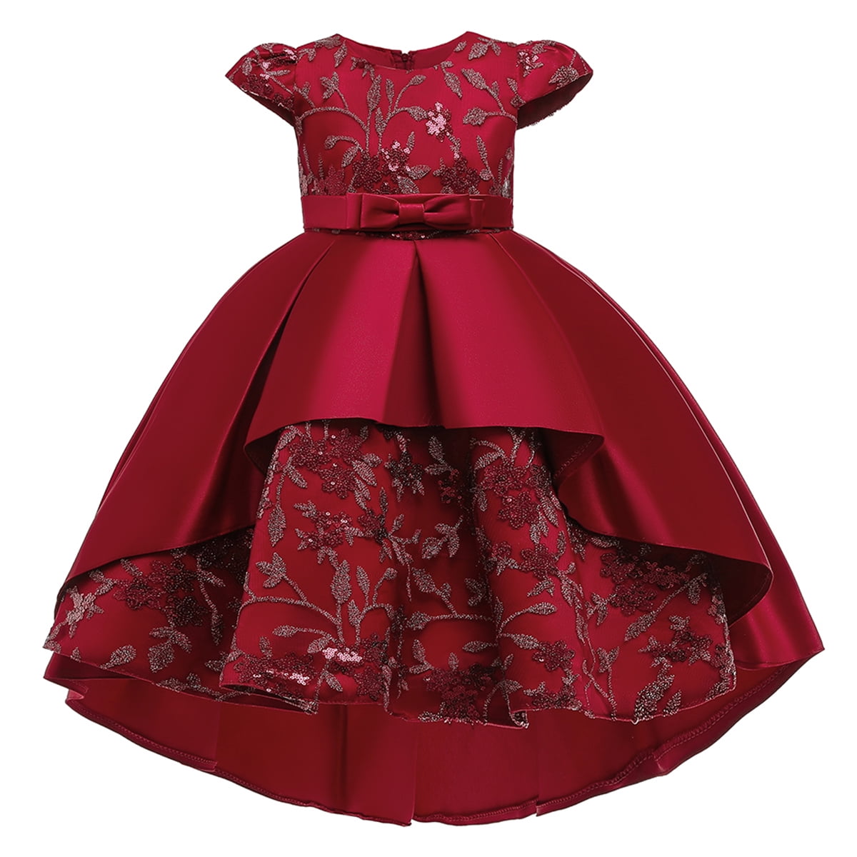 HAWEE Little Girls Flower High Low Tulle Dress Princess Wedding Pageant Birthday Party Formal Evening Dance Ball Gown d9095515 0ffe 469c a1da d1e04d4a6194.c30a3c006e2c380e897c2422edc97fdd