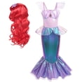 thumbnail image 1 of HAWEE Mermaid Dress for Girls - Mermaid Fancy Costume Halloween Princess Dresses for Girls 3-10 Birthday Gift, 1 of 9