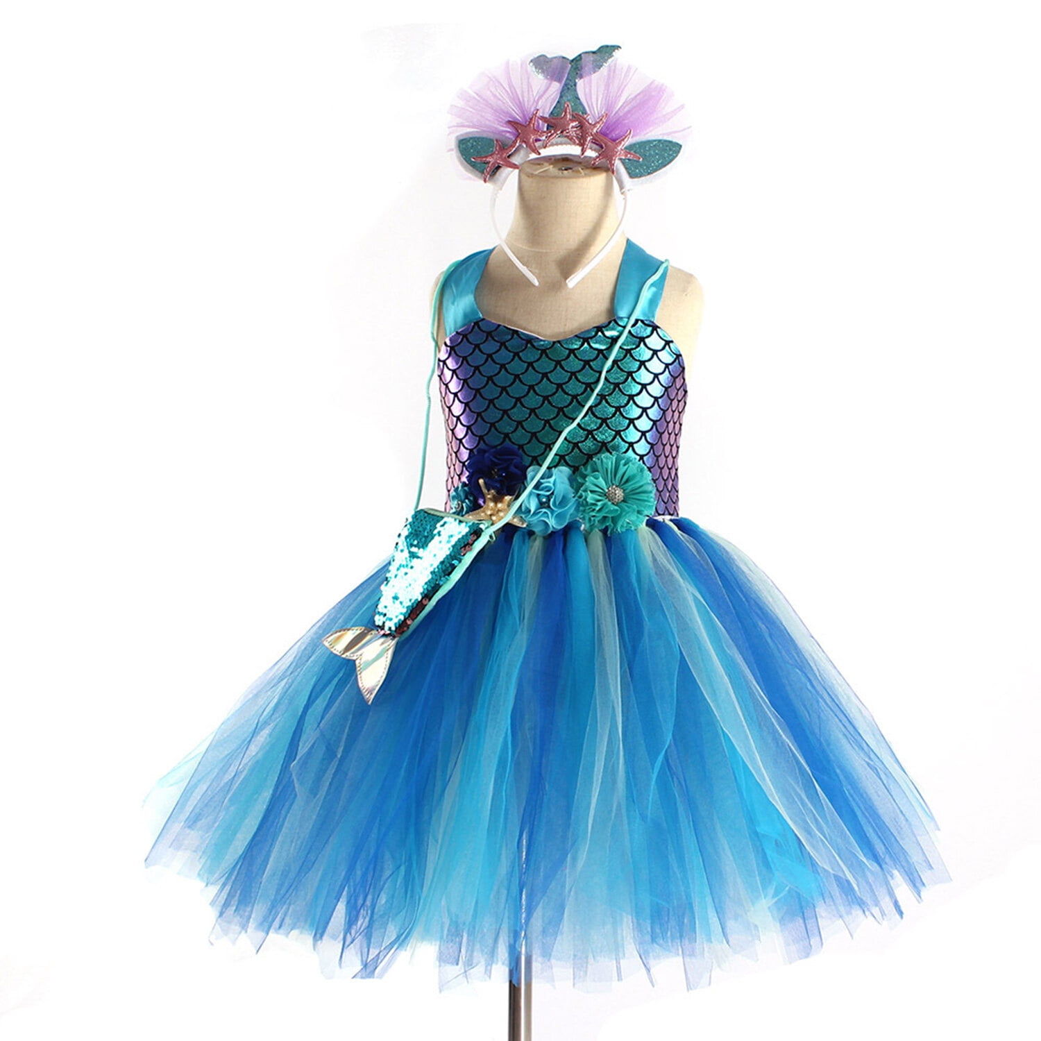 chinese dress ladies Sweet Wink Toddler Girls Sparkling Mermaid Dress
