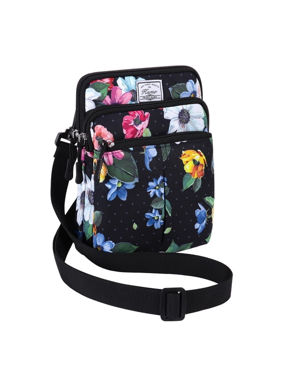 Multifunction Phone Bag One Shoulder Phone Waist Bag Diagonal Cross Bag Smart Phone Case Outdoor Bag Triple Zip Hipster