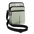 thumbnail image 1 of HAWEE Multifunction Phone Bag One Shoulder Phone Waist Bag Diagonal Cross Bag Smart Phone Case Outdoor Bag Triple Zip Hipster, 1 of 6