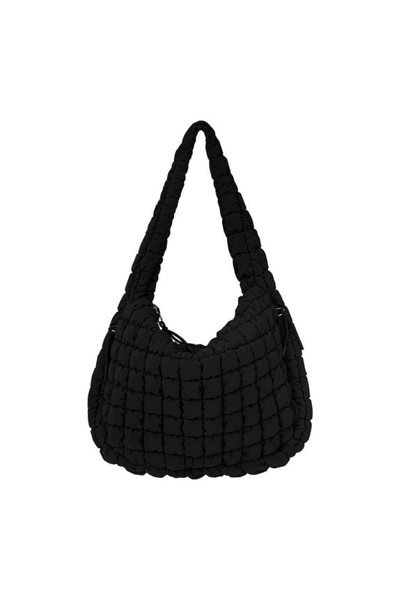 Quilted Tote Bag Large Quilted Carryall Puffer Shoulder Bag Lightweight Quilted Padding Hobo Bag Quilted Bag