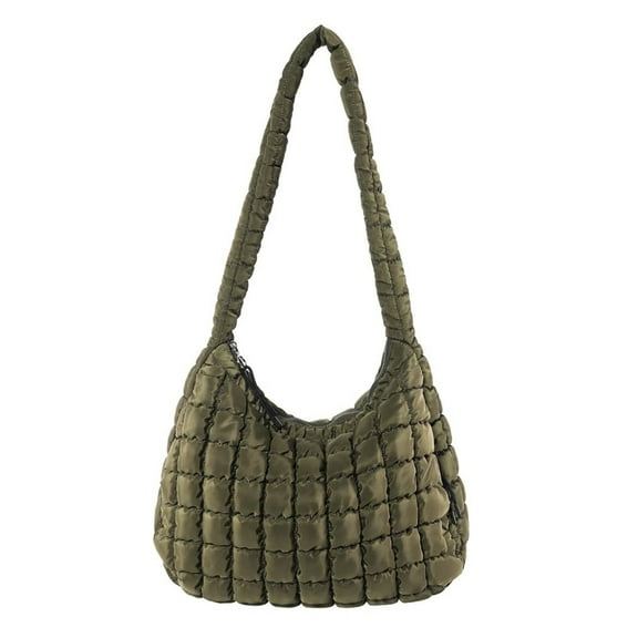HAWEE Quilted Tote Bag Large Quilted Carryall Puffer Shoulder Bag Lightweight Quilted Padding Hobo Bag Quilted Bag