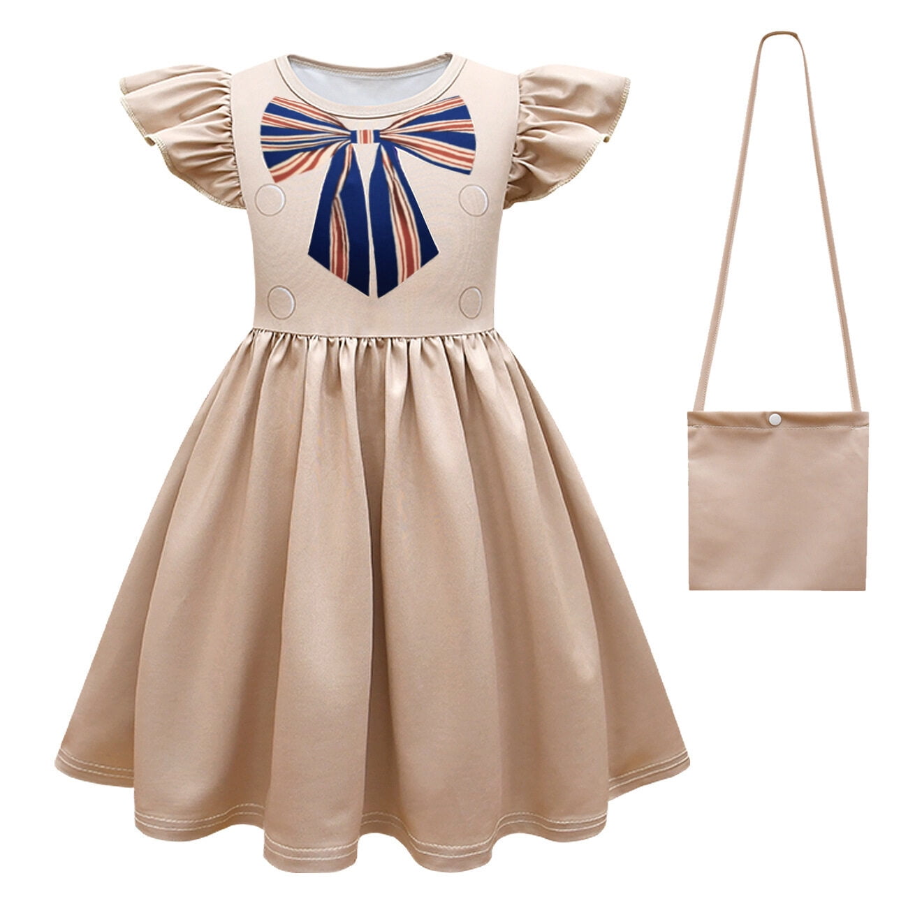 HAWEE Robots Girls Doll Costume M3gan Dress Halloween Kids Cosplay