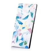 HAWEE Slim Bifold Wallet for Women, RFID Blocking Long Purse Thin Travel Credit Card Holder