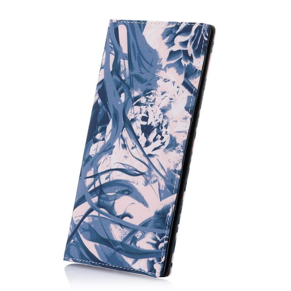 HAWEE Slim Bifold Wallet for Women, RFID Blocking Long Purse Thin Travel Credit Card Holder