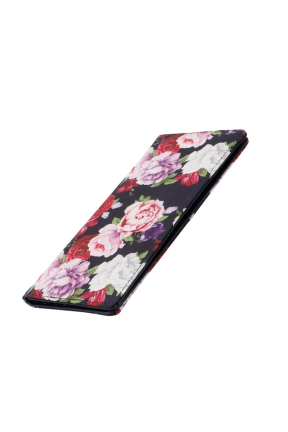 Slim Bifold Wallet for Women, RFID Blocking Long Purse Thin Travel Credit Card Holder