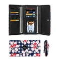thumbnail image 1 of HAWEE Slim Female Long Wallet, Little red flower, 1 of 7