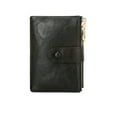 thumbnail image 1 of HAWEE Small Wallets for Women RFID Blocking Leather Trifold Compact Credit Card Holder with ID Window Ladies Zipper Coin Purse, 1 of 6