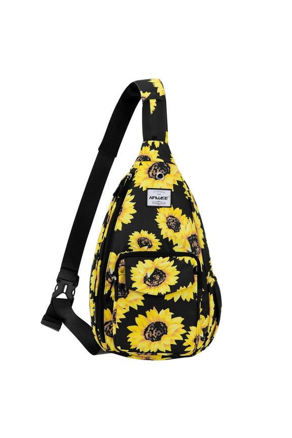 Sunflower Bags Sling Backpack for Women One Shoulder Strap Cross Body