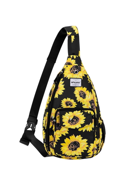 Sunflower Bags Sling Backpack for Women One Shoulder Strap Cross Body
