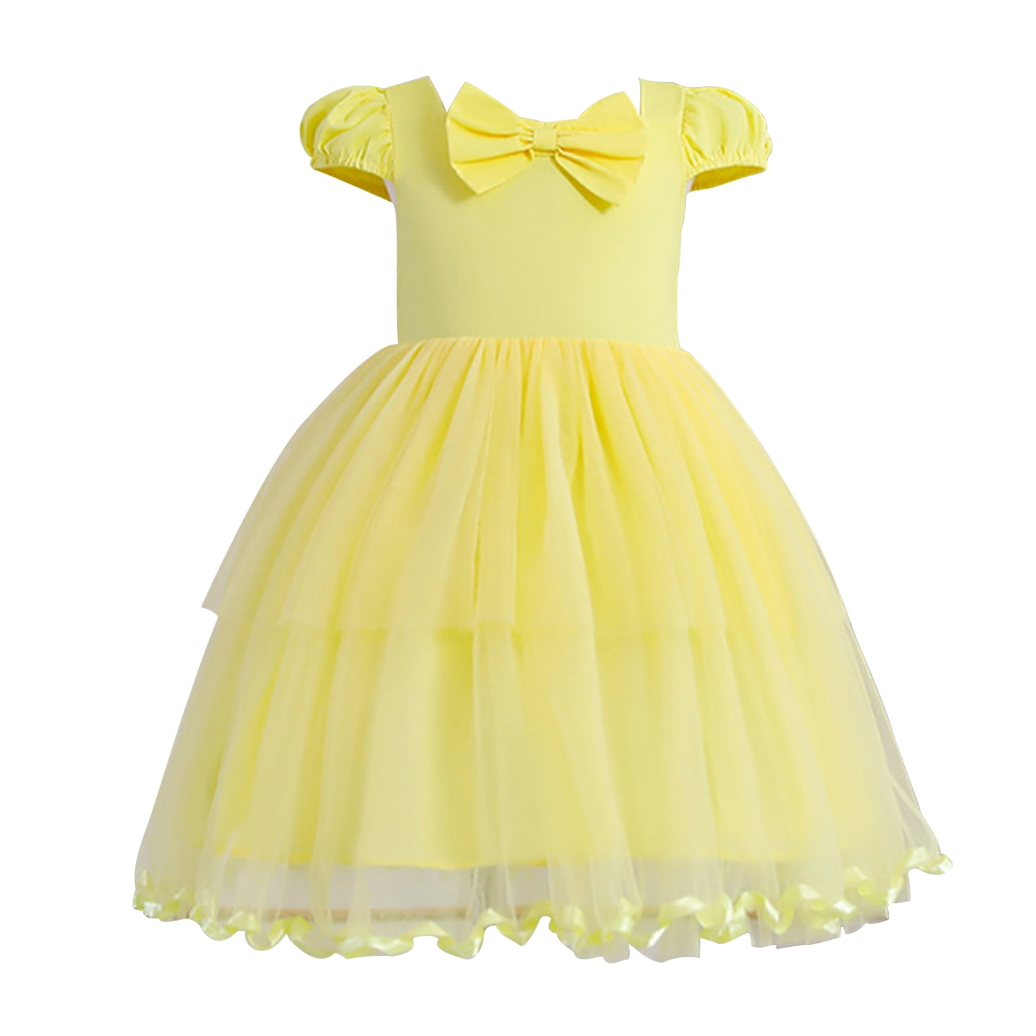 HAWEE Toddler Girls Princess Tutu Dress Rapunzel Fancy Dress Up Costume