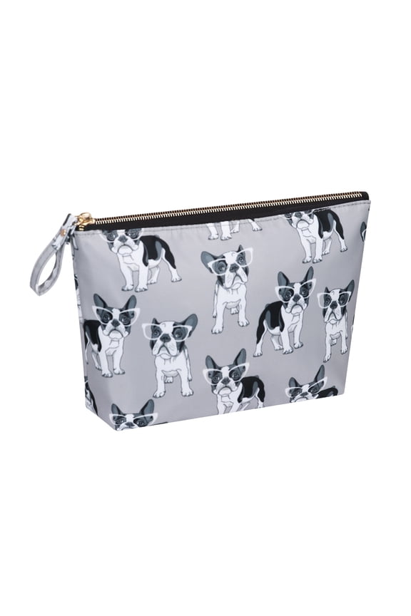Travel Makeup Bags Waterproof Toiletry Cosmetic Case Small Pouch Gift for Women and Girls, Dog