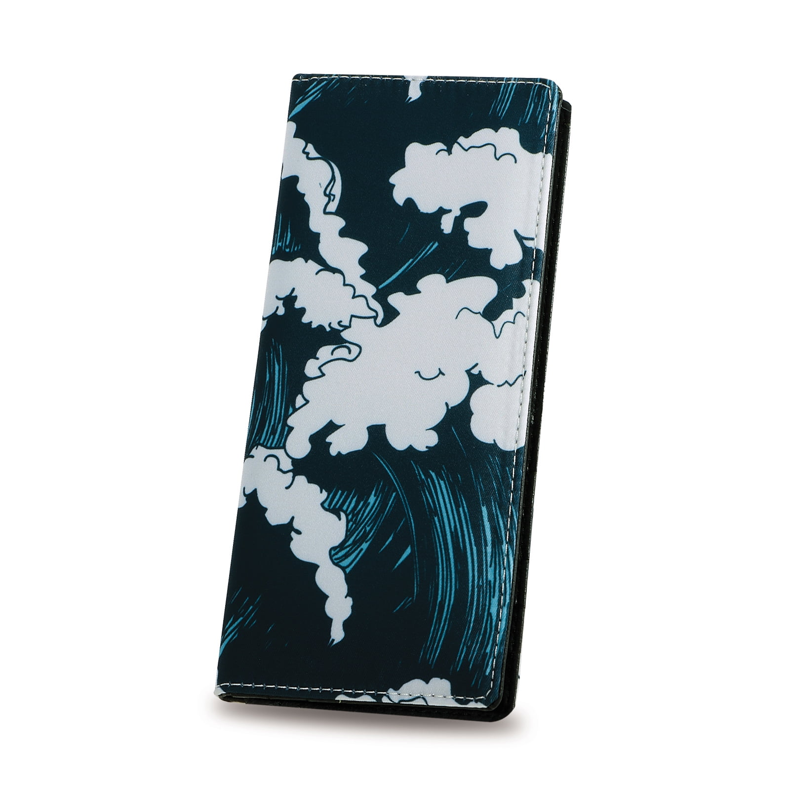 HAWEE Ultra Slim Wallet Bifold Long Wallet Polyester Purse Card Holder ...