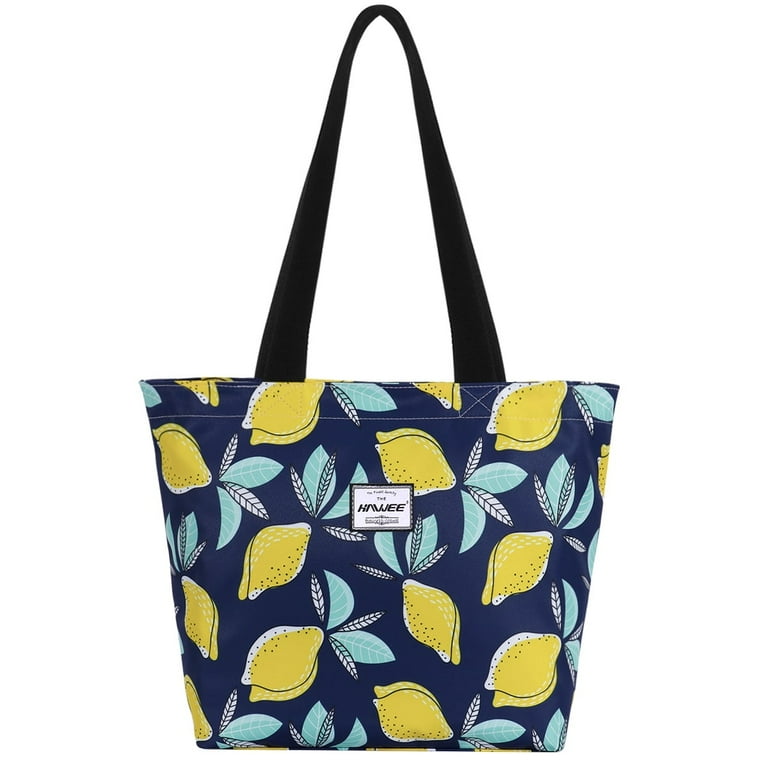 HAWEE Water Repellent Purses for Women Medium Size Travel Zip Tote