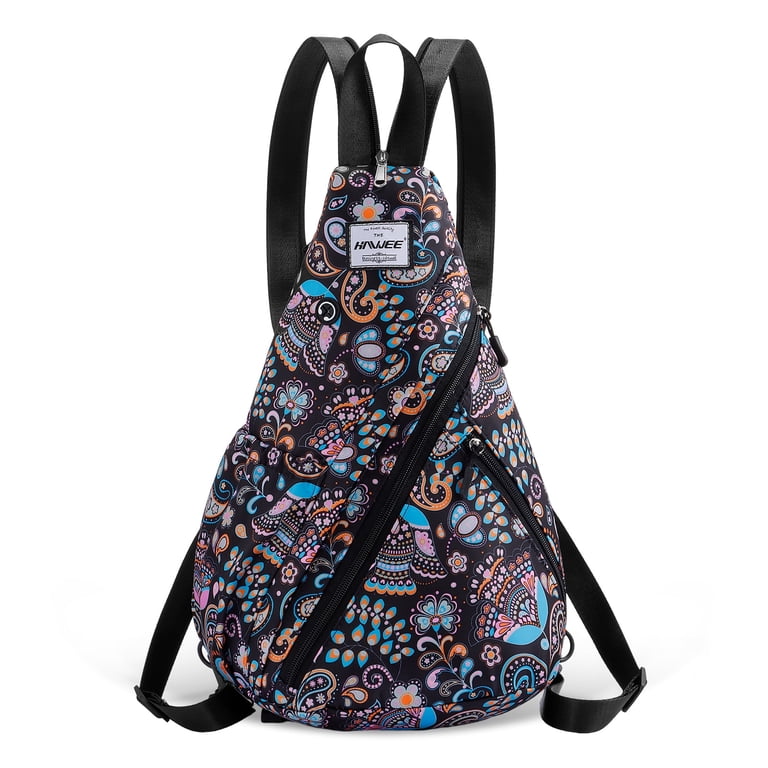 Convertible Sling Backpack for Women Water-Resistant Lightweight Nylon Daypack Small Crossbody Sling Bag for Women, Mini Backpack Sling  main image 4