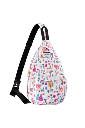 Women's Recycled Lighten Up Sling Backpack for Commuting and Hiking, Fox