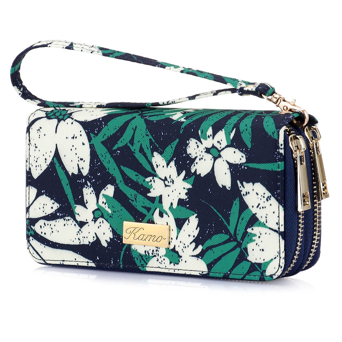 Double Zipper Wallet For Women HAWEE Women's Zipper Wallet With