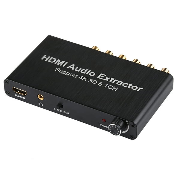 HAWEEL 4K 3D HDMI 5.1CH Audio Decoder Extractor