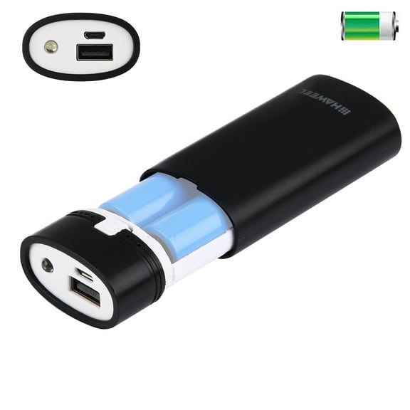 HAWEEL DIY 2x 18650 Battery  5600mAh Power Bank Shell Box with USB Output & Indicator