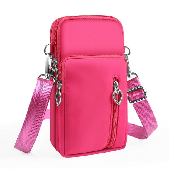 HAWEEL Mini Crossbody Vertical Zipper Pouch Phone Case Bag