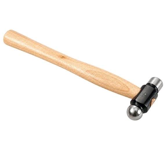 HAWK 10" Jeweler's Hammer | 4 Oz Weight | Drop Forged Steel Construction | Solid Wood Handle | Dual-Sided Precision