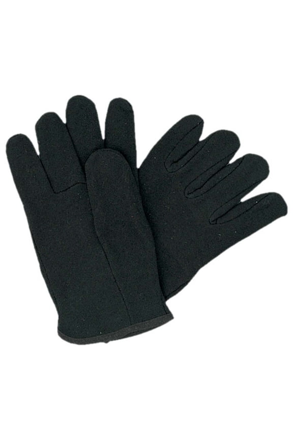 HAWK (12 Pairs) Lined Brown Jersey Gloves | Red Fleece Lining for Warmth & Comfort | Durable for Intensive Use | Soft & Cozy | Ideal for Cold Weather