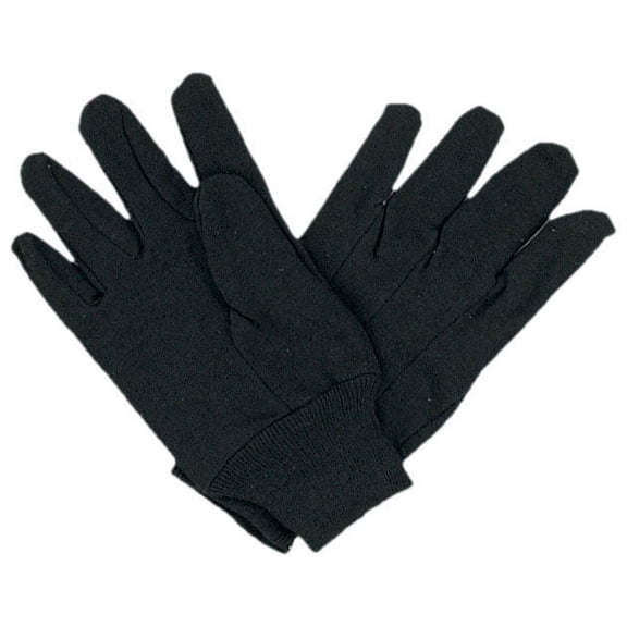 HAWK (12 Pairs) Men's Brown Jersey Gloves | Size Large (L) | 10" (25.4 cm) Height | 8 Oz (227 g) Weigh | Perfect for Rugged Gardening & Yard Work