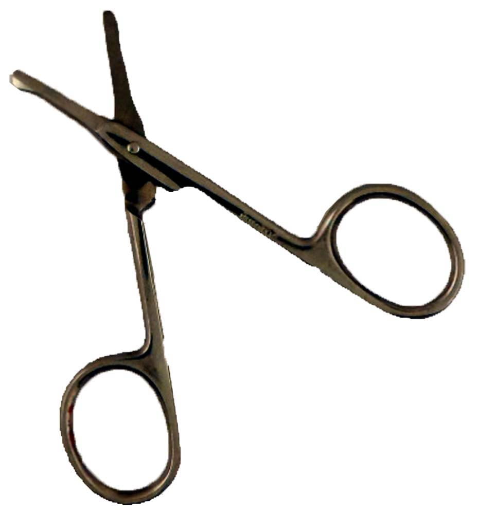HAWK (2 Pack) 3.75" Stainless Steel Safety Scissors | Blunt-Nose Design | Sharp & Precise | Ergonomic Grip | Ideal for First Aid & General Use