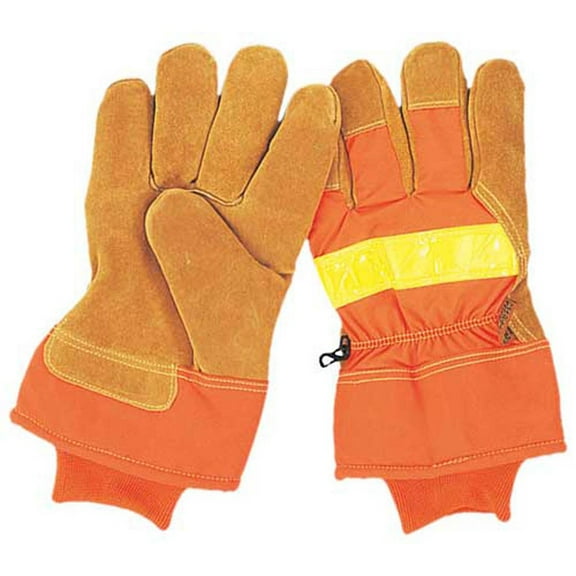 HAWK (2 Pair) Men's Brushed Pigskin Gloves | Size Extra Large (XL) | Enhanced Visibility | 2.5" (6.4 cm) Protective Cuff | Great For General Tasks, Consturction, Yard, Gardening Work