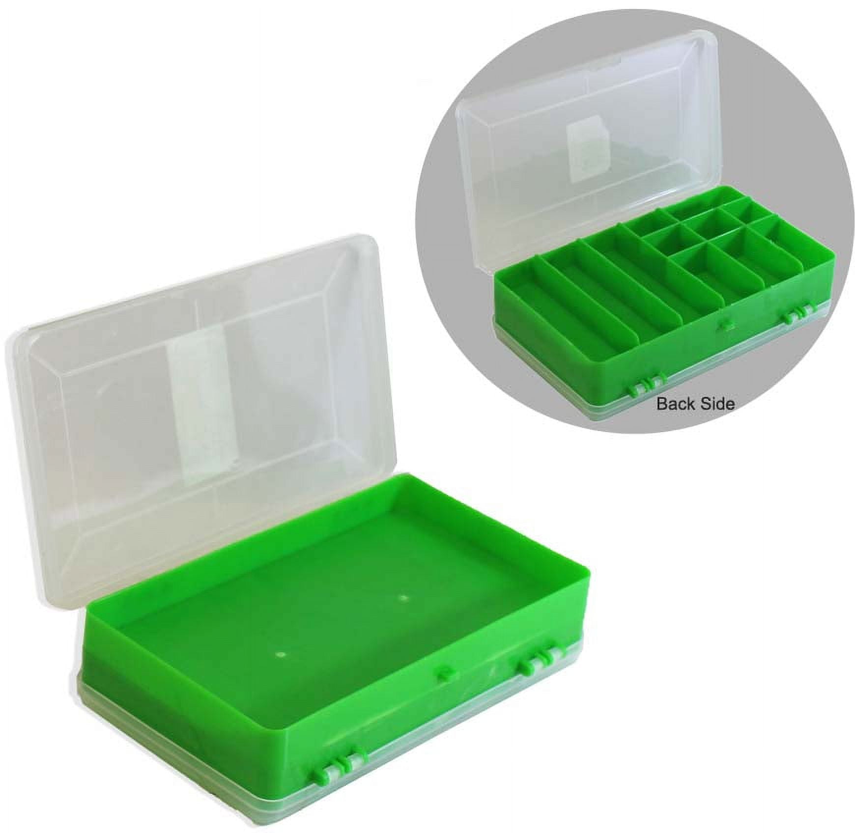 Hesch 9 Four compartment storage box, four compartment plastic box, four  compartment container – Pack of Two : : Home & Kitchen