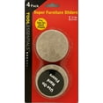 thumbnail image 1 of HAWK 4-Piece Hexagonal Furniture Sliders | 3 - 3.25" Across | Easy Move & Floor Protection | Compact & Multipurpose For Protecting Surfaces, 1 of 1