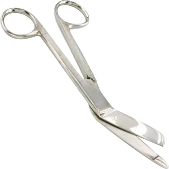 HAWK 5.5" Curved First Aid Scissors | Stainless Steel | Protective & Blunt Ends | Ergonomic Grip | Essential for Emergency Kits