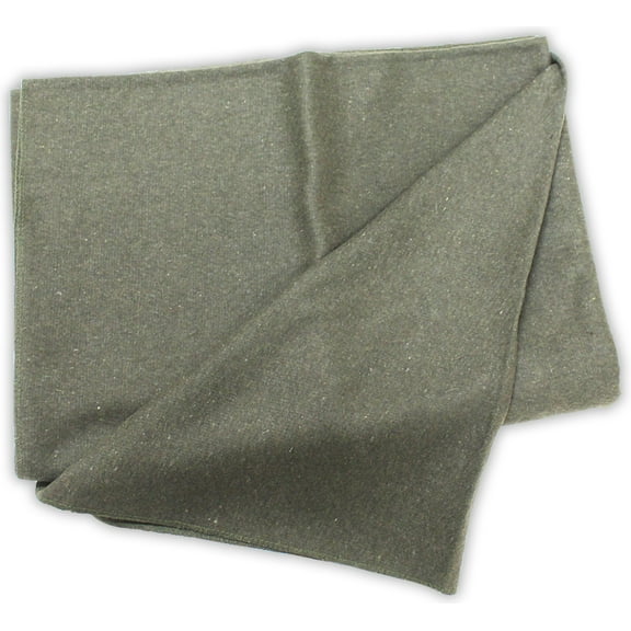 HAWK 70% Woolen Olive Green Blanket | 60" (152.4 cm) x 80" (203.2 cm) | Warm & Durable | Ideal for Outdoor Activities & Emergenies
