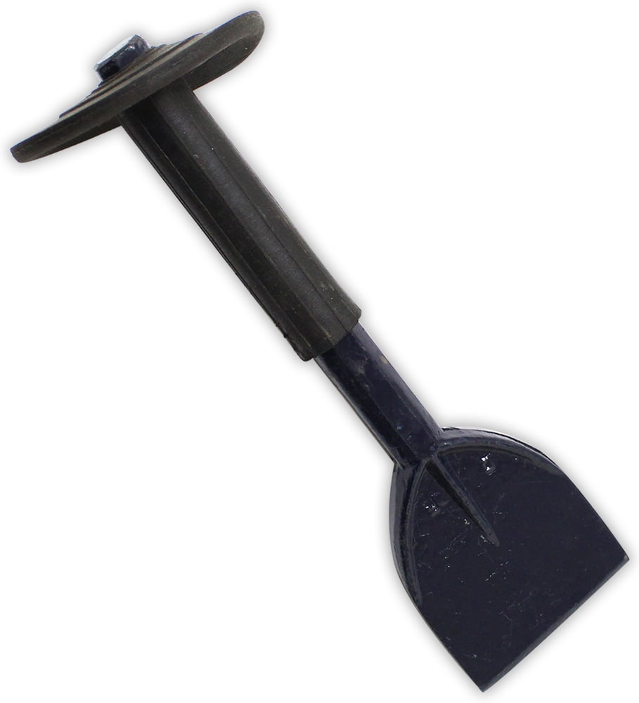 HAWK 8" (20.3 cm) Brick Chisel | 2.25" (5.7 cm) Wide | Shock-Resistant Rubber Handle | Solid Steel Blade for Tough Masonry | Ideal for Cleaning, Carving & Construction