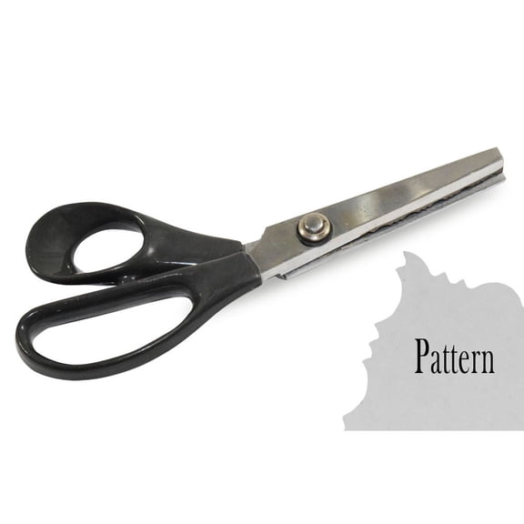 HAWK 8 Inch Chrome Plated Scallop Shears - SC51804