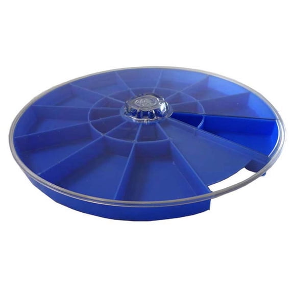 HAWK Dial-A-Bead Organizer | Selective Dispensing | Clear Lid | Efficient Bead Management