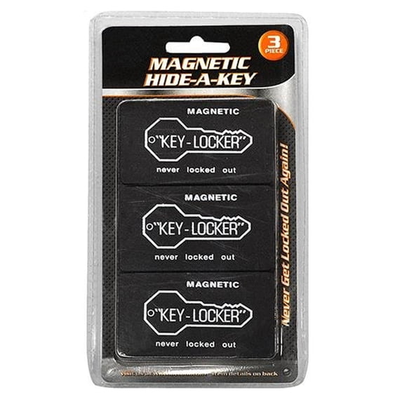 Hawk Importers 3-Pack Magnetic Hide-A-Key Holders for Car, Outdoor Safe ...
