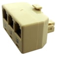 thumbnail image 1 of HAWK Modular Adaptor | Premium 3-Way Phone Jack | For Efficient & Organized Telecommunication | Ideal for Offices & Homes | Durable & Compact Design, 1 of 1