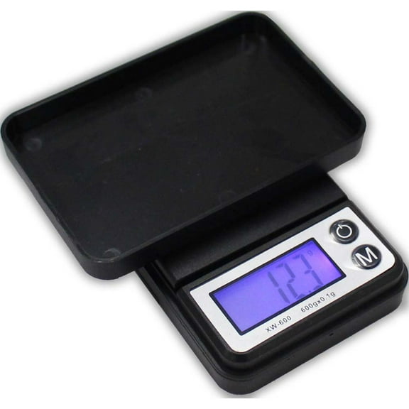 HAWK Pocket Jeweler's Scale | Versatile Weighing Modes (g, oz, gn, ct) | Blue LCD Display | Lid-Tray Design | Compact & Precise Weighing