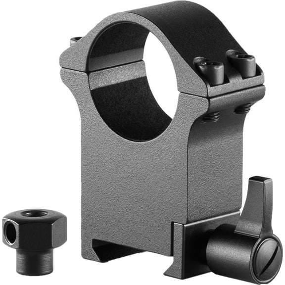 HAWKE Professional Weaver 1in Extra High 2pc Black Steel Scope Rings (23103)