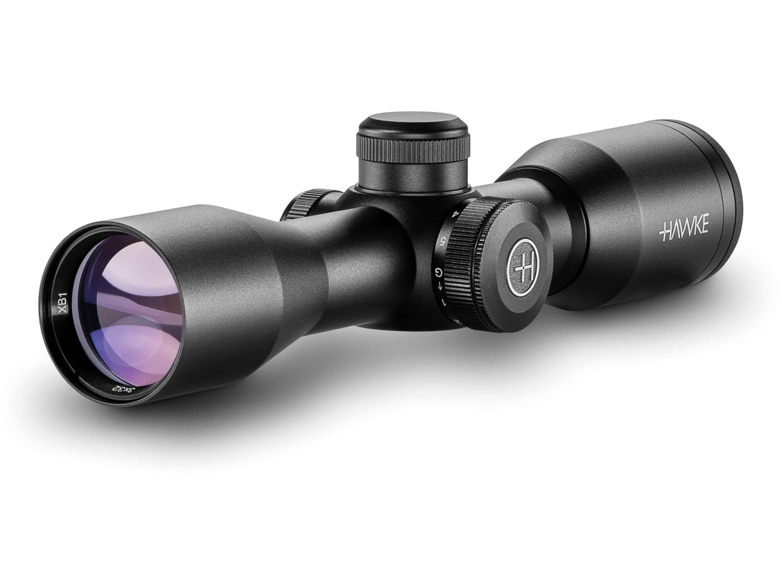 Hawke Sport Optics XB Crossbow Scopes, 3X32mm, 1in Tube, SFP, XB SR Reticle, Black