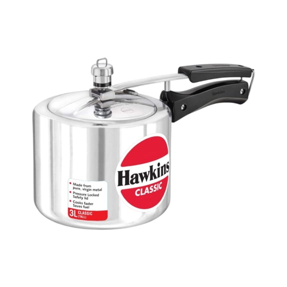 HAWKINS Classic 3 Liter Aluminum Pressure Cooker