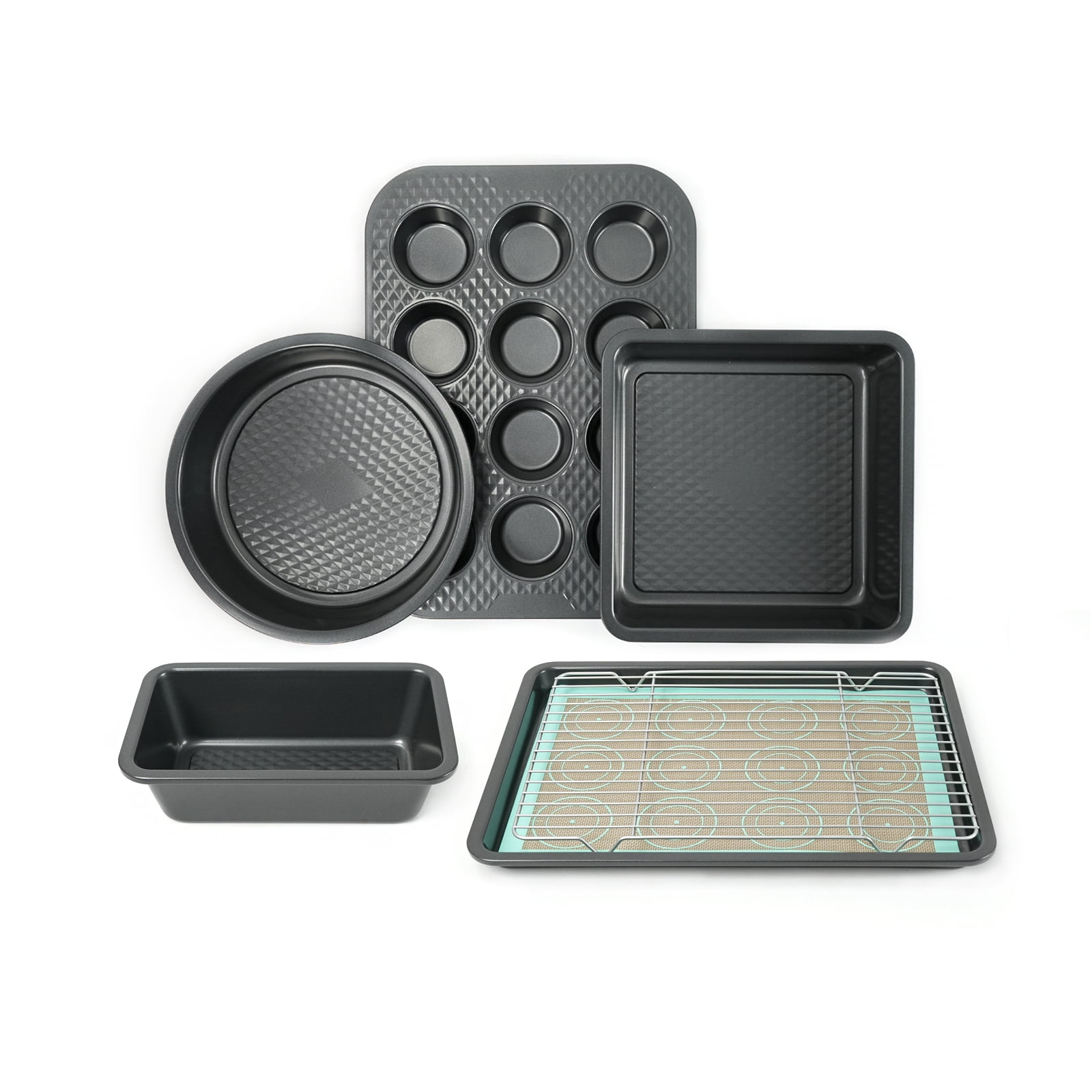 HAWOK 8-Piece Nonstick Bakeware Set