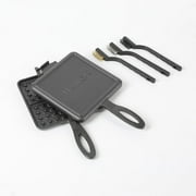 HAWOK Cast Iron Square Waffle Iron Waffle Maker