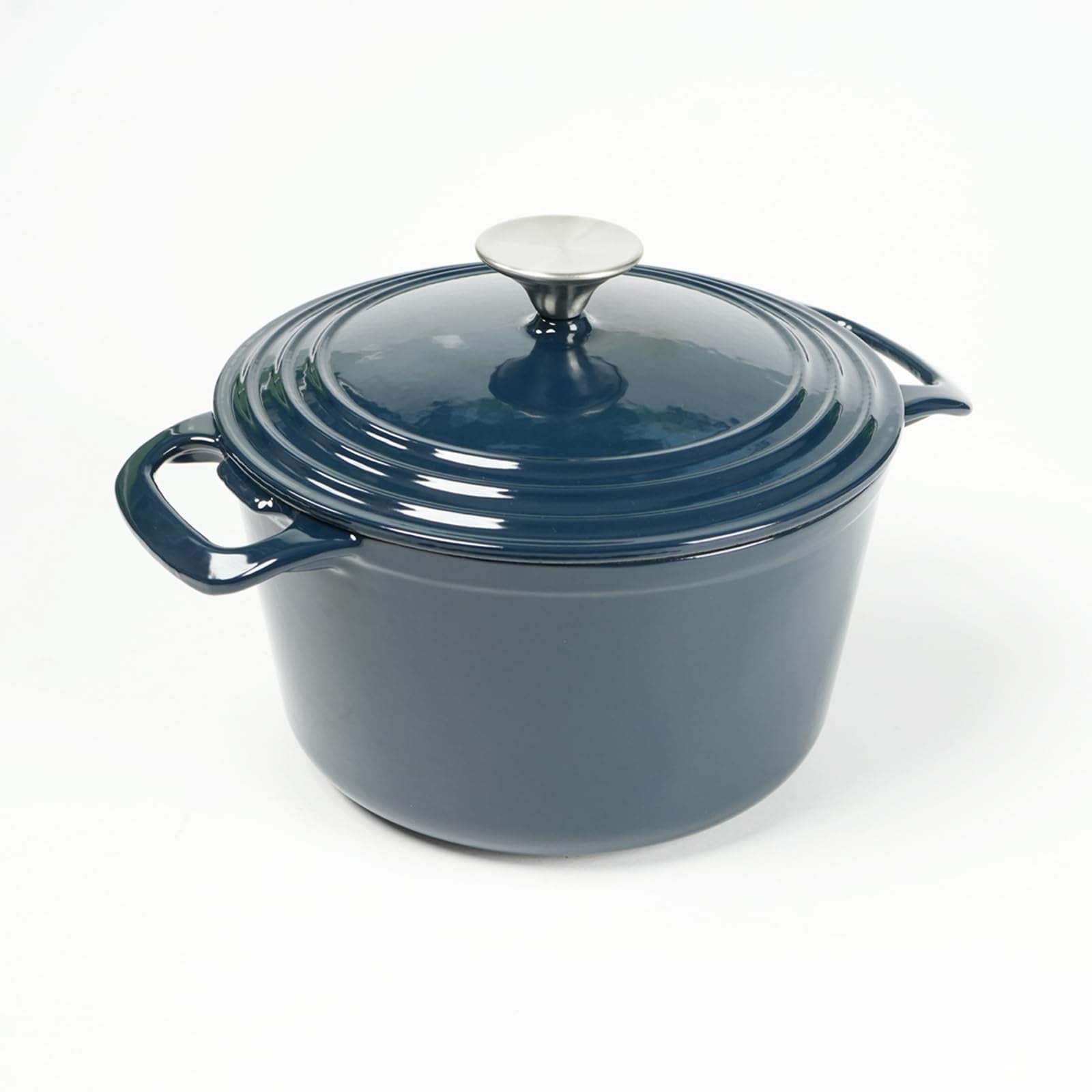 HAWOK Enameled Cast Iron Dutch Oven with Lid, Quart, Deep