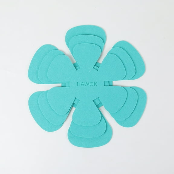 HAWOK Pot/Pan Protectors-set of 3 Diamenter 8 inch 10inch 12inch Malachite Green